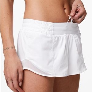 lululemon athletica Shorts - White lululemon hottie hot short lululemon athletica Shorts - White lululemon hottie hot short